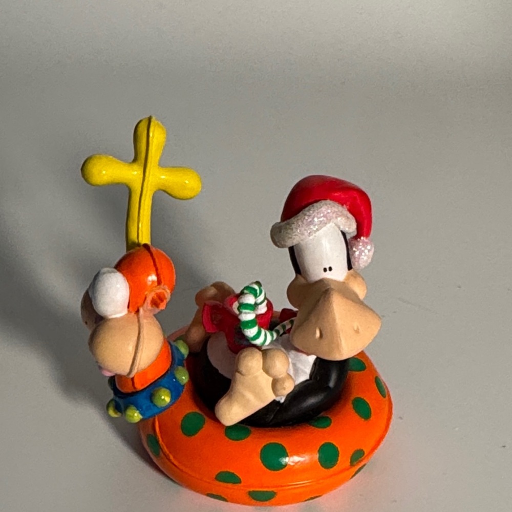 Opus Festive Cartoon Character Toy‎ with Orange and Yellow Accents